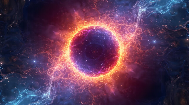 abstract background with space - Powered by Adobe