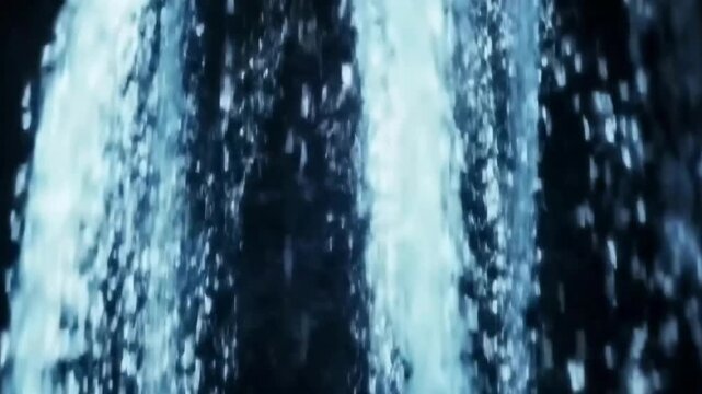 Mesmerizing Waterfall Display - A Symphony of Water and Light.