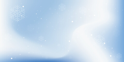 Naklejka premium Winter background with watercolor snow texture and falling snowflakes. Winter sky. Snowy background. Cold weather.