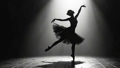 Ballerina in Spotlight