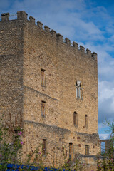 Lacataye Castle, a 15th-century structure located in Mont de Marsan, showcases impressive architecture.