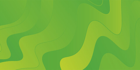 Abstract background with gradient shapes. Dynamic abstract composition Vector illustration. Design element for web banners, posters, green and yellow eps 10