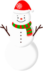 snowman with broom