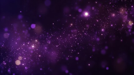 Sparkling particles background in purple, perfect for celebrations, social media, and ethereal visuals.