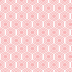seamless geometric pattern hexagon