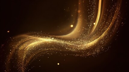 Gold foil texture background with swirling patterns, perfect for holiday promotions, social media, and elegant designs.