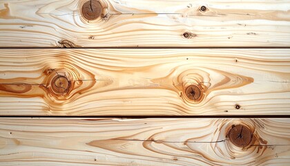 Natural Wood Grain Texture Close Up Rustic Plank Surface Detail Light Wooden Background for Design and Decor.