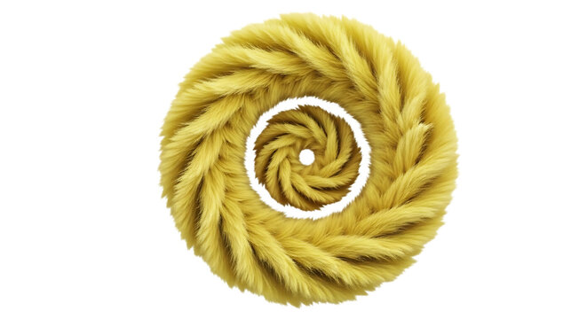 roll of rope isolated