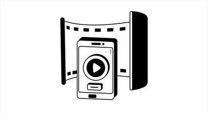 VR Video Animated Mp4 File