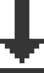 Pixel arrow  Pixel art different directions 8 bit gaming console style sign. Interface icon