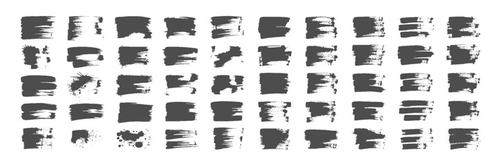 crayon drawn lines illustrator brush stroke set. splatter and dirty watercolor texture for social media. Ornament design. Straight line vector brush strokes. Black hand drawn stripes, smears.
