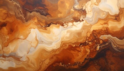 An abstract image featuring swirling patterns and earth-toned hues, evoking a sense of depth and fluidity, with light & shadow interplay