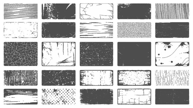 Overlay textures set stamp with grunge effect. Old damage Dirty grainy and scratches.  Dust overlay textured.  old canvas pattern textured,  overlay textures set stamp with grunge effect,