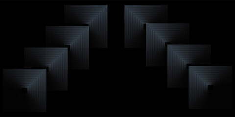 Obraz premium 3D glowing red techno abstract background overlap layer on dark space with letter x effect decoration. 
