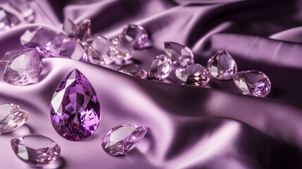 Amethyst Velvet Display / アメジストベルベットディスプレイ