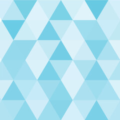 Obraz premium Blue triangular background. Abstract template for presentation. Vector geometric background. eps 10