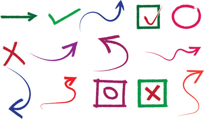 Vibrant abstract neon gradient curved lines vector set.