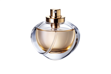 Elegant Perfume Bottle Captivating fragrance with a touch of luxury. Aromatic experience and essence of beauty