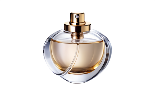 Elegant Perfume Bottle Captivating fragrance with a touch of luxury. Aromatic experience and essence of beauty