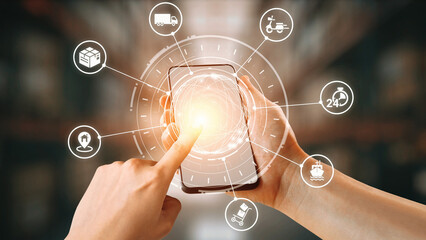 Goods delivery tracking icons show shipping, goods delivery routes, and logistics monitoring. Goods delivery tracking ensures timely goods delivery, secure handling, and accurate tracking. Gist