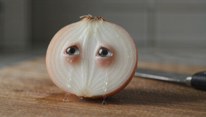 Crying Onion Kitchen cutting board