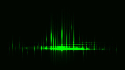 abstract green neon geometric techno futuristic background.