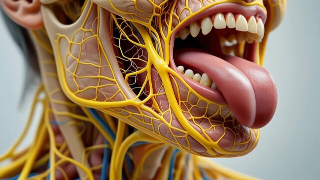 Anatomical Visualization: Lingual Nerve in the Human Tongue