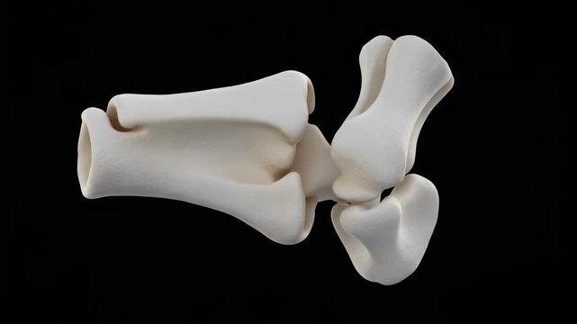 3D Model of the Styloid Process of the Ulna and Wrist Bones