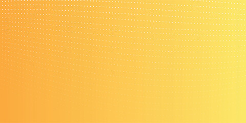 Yellow orange halftone pattern. Retro comic gradient background. Square pixilated dot cartoon texture. Pop art faded gradient pattern
