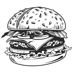 fast food burger