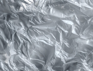 Crumpled white plastic bag texture background full frame isolated on transparent background