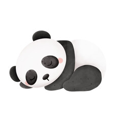 Panda watercolor  © jeranan