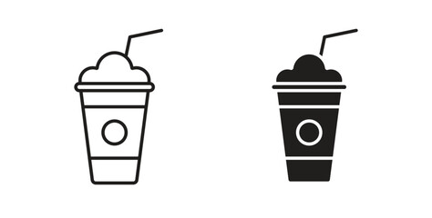 Frappe icons set. Simple line vector illustration