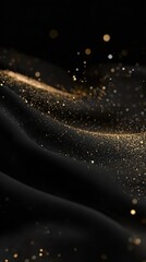 Luxury background with black, gold, and sparkle, designed for social media, prints, and creative applications.