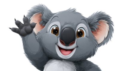 Funny cartoon illustration featuring playful characters, vibrant colors, humorous expressions, and whimsical style isolated on white background