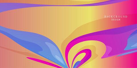 Abstract background with colorful waves