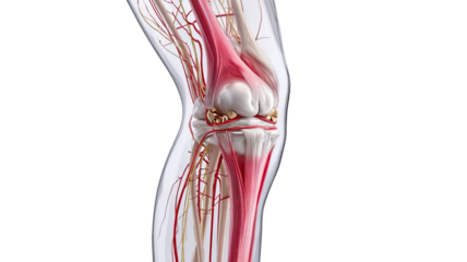Anatomy of human body illustrating detailed muscular structure, skeletal form, organ placement, and physiological components clearly shown isolated on white background