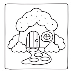 cute candle with holly bold & easy cute christmas coloring page, Whimsical Gingerbread House Coloring Pages for Kids & Adults, Christmas Coloring Pages, bold & easy cozy winter coloring book pages,