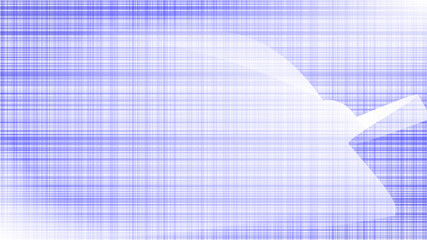Abstract digital art featuring a white bird silhouette against a blue and white grid pattern.