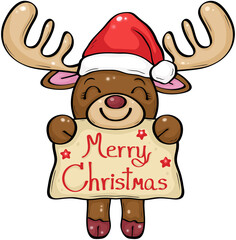 moose merry christmas