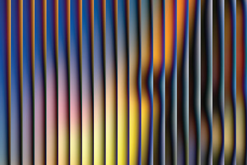 Vibrant abstract vertical wave pattern background, Vertical panels background with colourful gradient blur effect. Modern smooth glass grainy background.