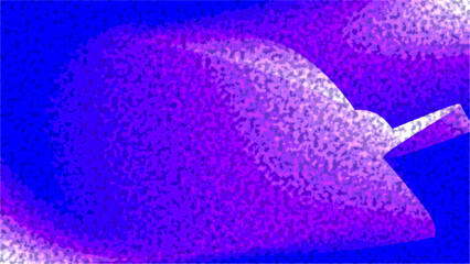Abstract digital art featuring textured purple organic shapes on a vibrant blue background.