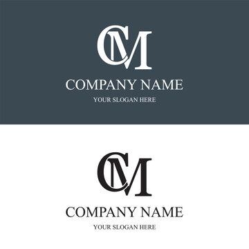 cm logo initial letter luxury royal logo. template symbol. modern golden luxury logo. abstract monogram vector letter mark brand fashion. icon  business monogram boutique font Clothing minimalist.