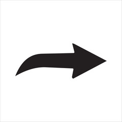 arrow icon. with a white background