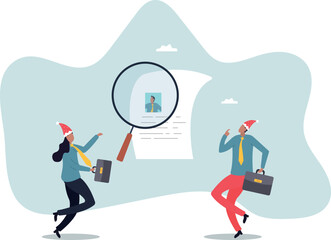 Recruitment, review candidate resume, talent seeker or HR human resource examine applicant, employee or job description,about a man and his life.