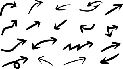 Modern abstract directional graphic element with bold lines and vibrant color accents