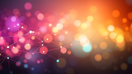 unobserved. Abstract social media concept with colorful digital connections and soft gradient light effects. travel magazines, destination branding, designed for travel destination branding.