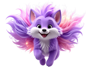 Playful Fox PNG – Hyper-Realistic Digital Fox Illustration