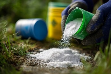 water sprinkler in the garden