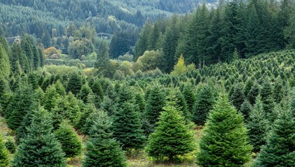 forest in the mountains